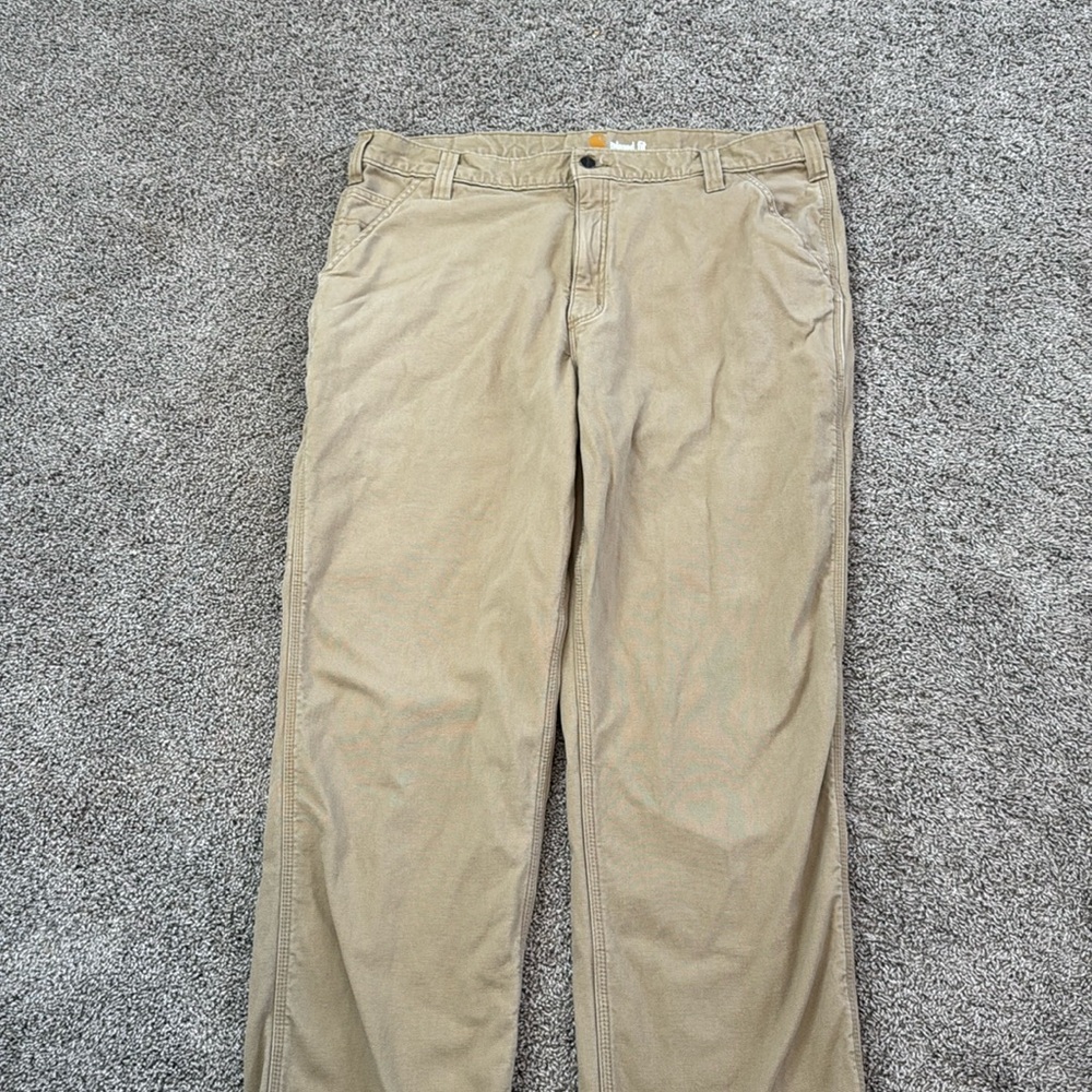 Carhartt  Relaxed Fit Work Pants Men's  Tan Khaki 40x32